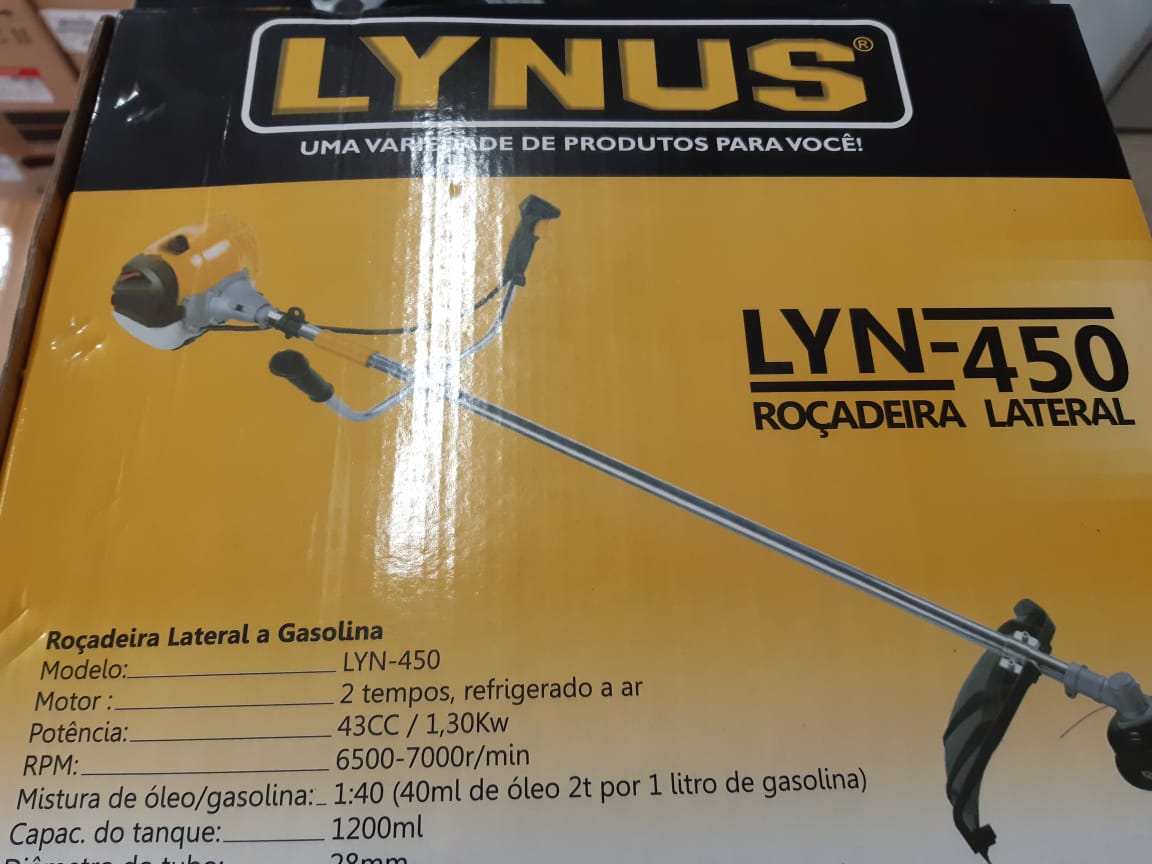 ROÇADEIRA LATERAL LYNUS LYN-450 42,7CC 2T